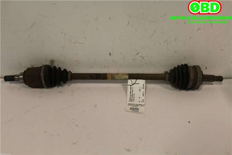 Drivaksel venstre bak til Renault Kangoo, 2003-2007 (Type I, Fase 2)  (RENAULT|8200176931)