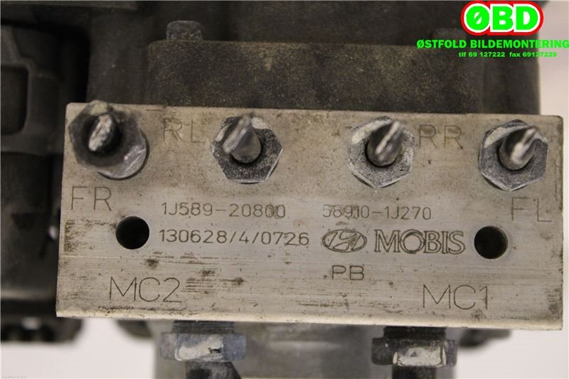 ABS sentral til Hyundai i20 2009-2014 (Type I) (HYUNDAI|589101J270|)