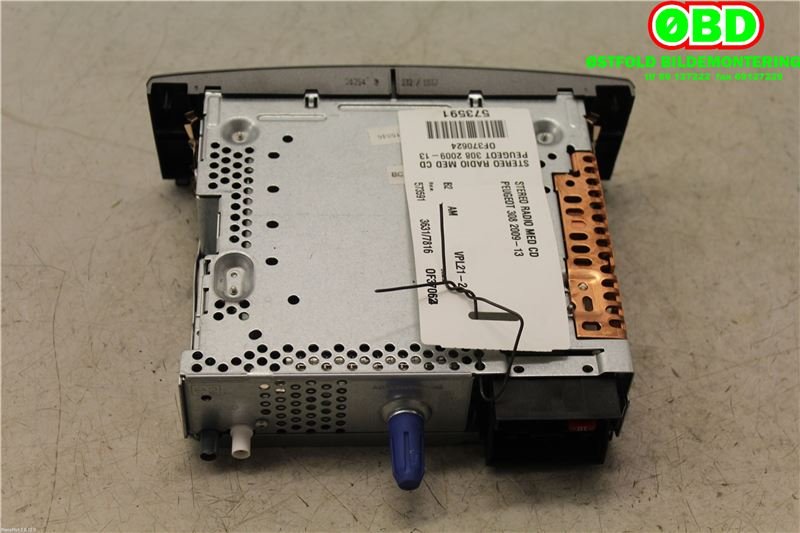 Bilstereo til Peugeot 308 2007-2011 (Type I, Fase 1)  (PEUGEOT|16077681XH||96650206XH)