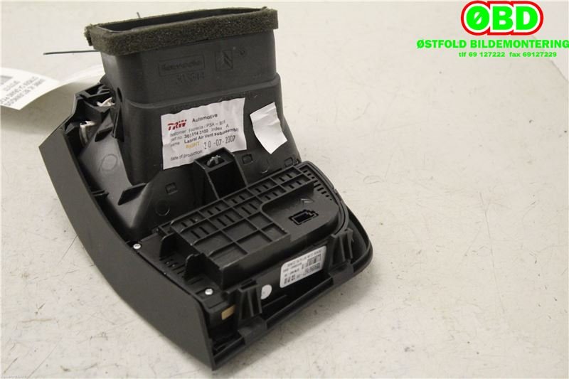 Varmeapparat betjening til Citroën C4, Picasso 2006-2013 (Type I) (CITROEN|6451WV|9659627477)