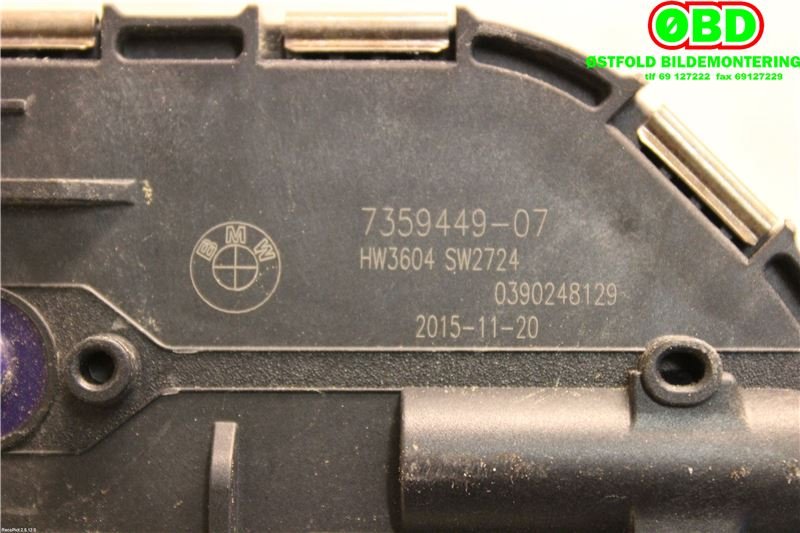 Viskermotor frontrute til BMW i3 2013-2022  (BMW i3|61617359449||7359449)