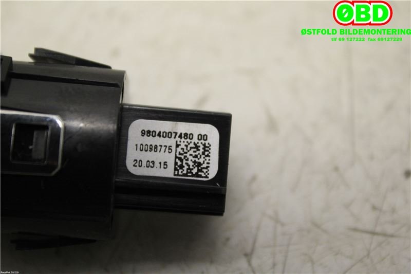 Bryter diverse til Peugeot 308 2013-2021 (Type II) (PEUGEOT|9804007480|)