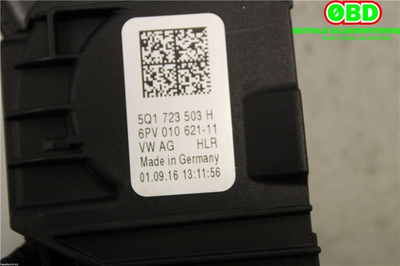 Pedal gass til Škoda Superb 2015-->> (Type III)  (SKODA|5Q1 723 503 H|5Q1 723 503 K|5Q1723503H)