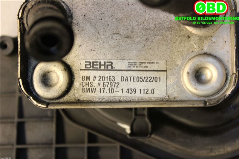 Radiator (automat gir) til BMW X5 2000-2006 (E53) (E53) (BMW|17107544668|)