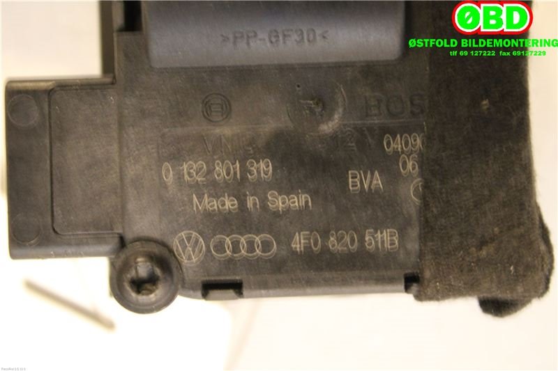 Varmeapparat diverse til Audi A8 2010-2013 (Type III, Fase 1)  (4F0 820 511 B||4F0820511B)