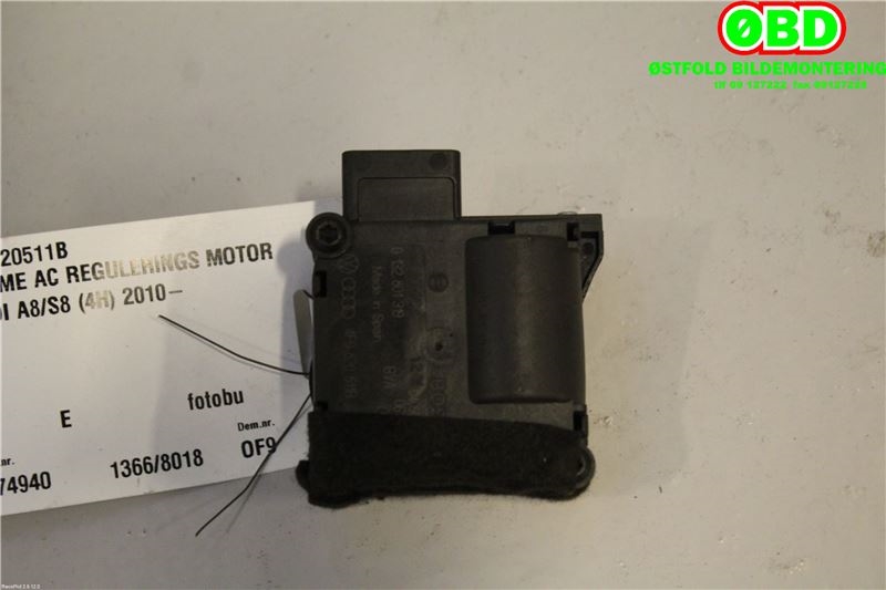 Varmeapparat diverse til Audi A8 2010-2013 (Type III, Fase 1)  (4F0 820 511 B||4F0820511B)
