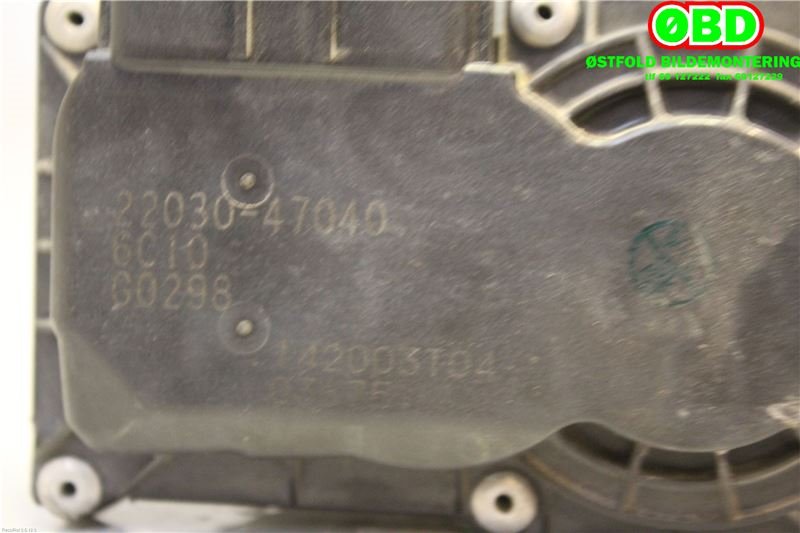 Spjeldhus til Toyota Yaris 2014-2020 (Type III, Fase 2) (TOYOTA|2203047040|)