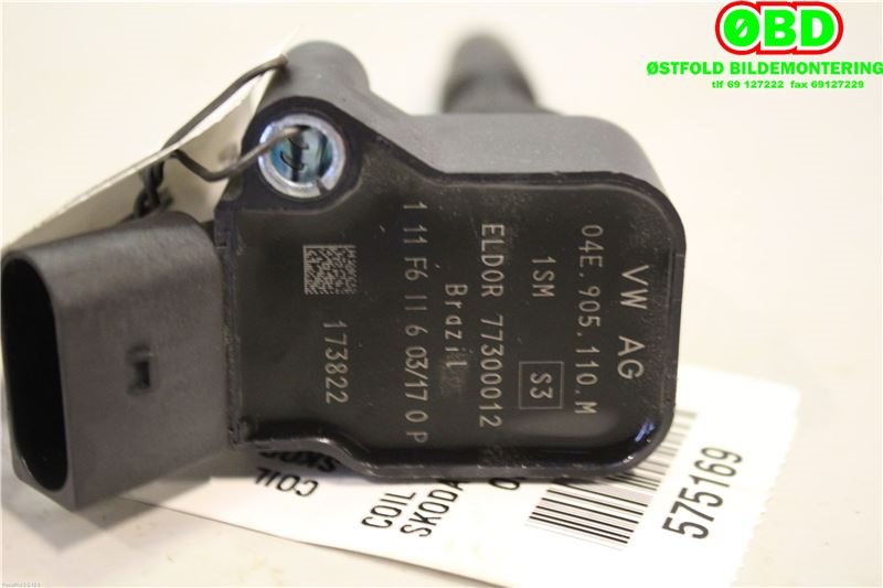 Coil elektronisk til Škoda Citigo 2012-2019  (Skoda|04E 905 110 K|04E 905 110 P|04E905110M)