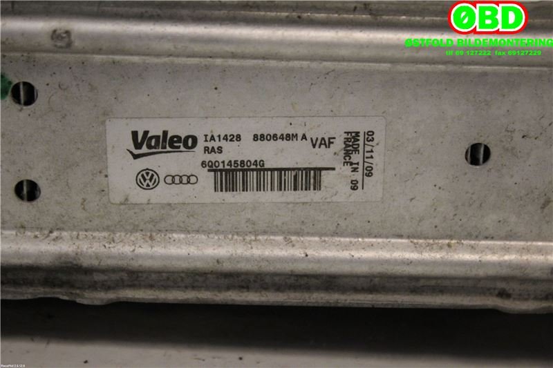 Intercooler til Škoda Roomster 2010-2015 (Fase 2) (SKODA|6Q0 145 804 G||6Q0145804G)