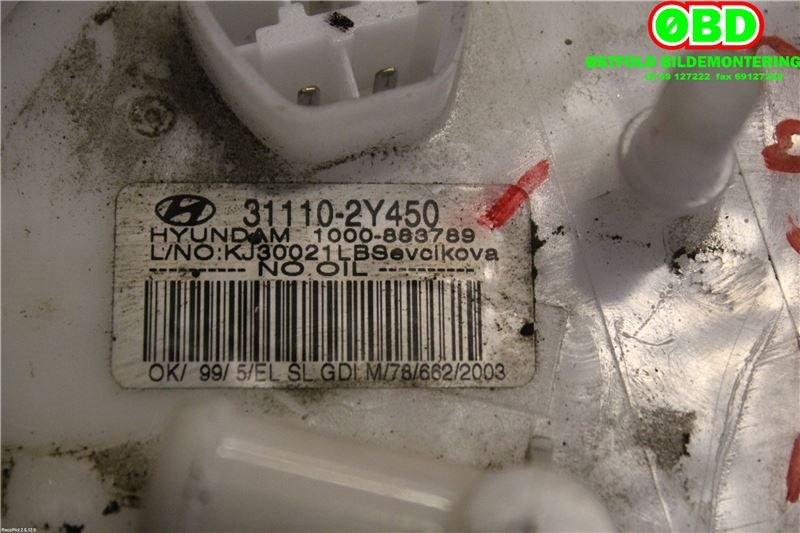 Styreenhet drivstoffpumpe til Kia Sportage 2010-2016 (Type III)  (KIA|311102Y450|)