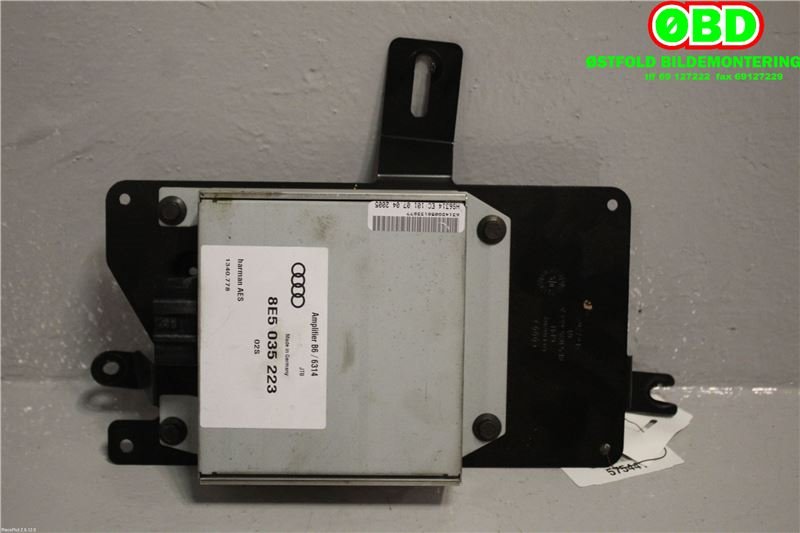 Bilstereo forsterker til Audi A4 2004-2008 (Type III) (B7) (B7) (AUDI|8E5035223|)