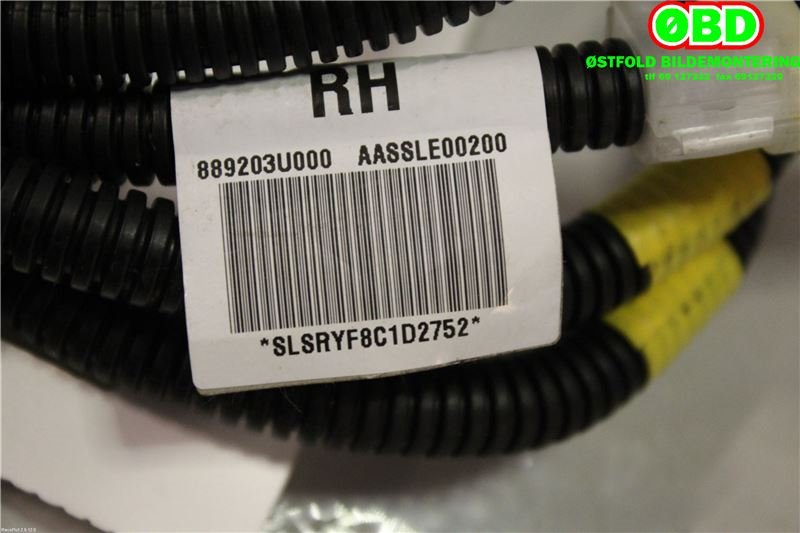 Airbag sidepute høyre til Kia Sportage 2010-2016 (Type III) (KIA||889203U000)