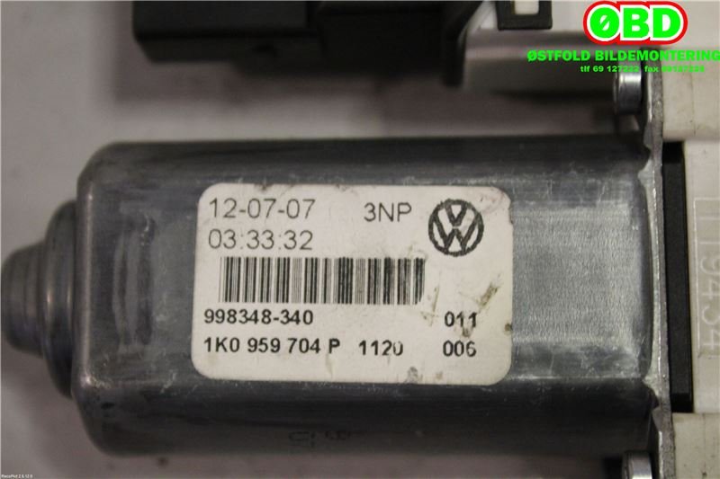 Ruteheis høyre bak til VW Golf V, Combi 2003-2008  (VOLKSWAGEN|1K0 959 704 P||1K0959704P)