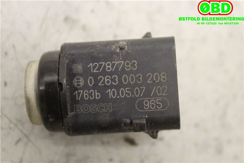Parkeringssensor bak til Saab 9-3 2008-2011 (Type II, Fase 2)  (SAAB|12787793|0263003208)