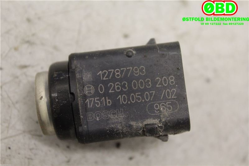 Parkeringssensor bak til Saab 9-3 2008-2011 (Type II, Fase 2)  (SAAB|12787793|0263003208)