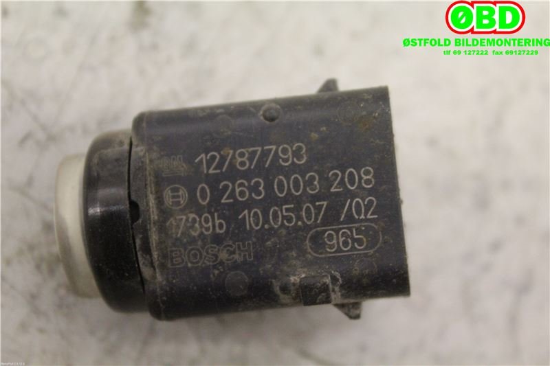 Parkeringssensor bak til Saab 9-3 2008-2011 (Type II, Fase 2)  (SAAB|12787793|0263003208)