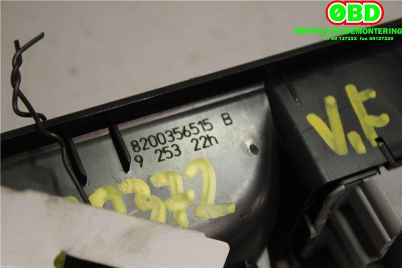 Bryter ruteheis til Renault Clio 2006-2009 (Type III, Fase 1) (RENAULT||8200356515)