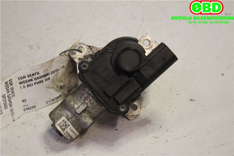 EGR-ventil til Nissan Qashqai 2010-2014 (Type I, Fase 2)  (NISSAN|1471000Q0V|8200561269B|)