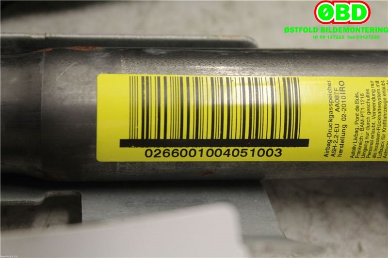 Airbag gardin venstre til Nissan Qashqai 2010-2014 (Type I, Fase 2) (NISSAN|985P1JD00B|)