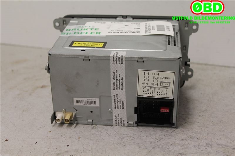 Bilstereo til VW Passat 2005-2010 (B6) (B6) (VOLKSWAGEN||1K0035186AD)
