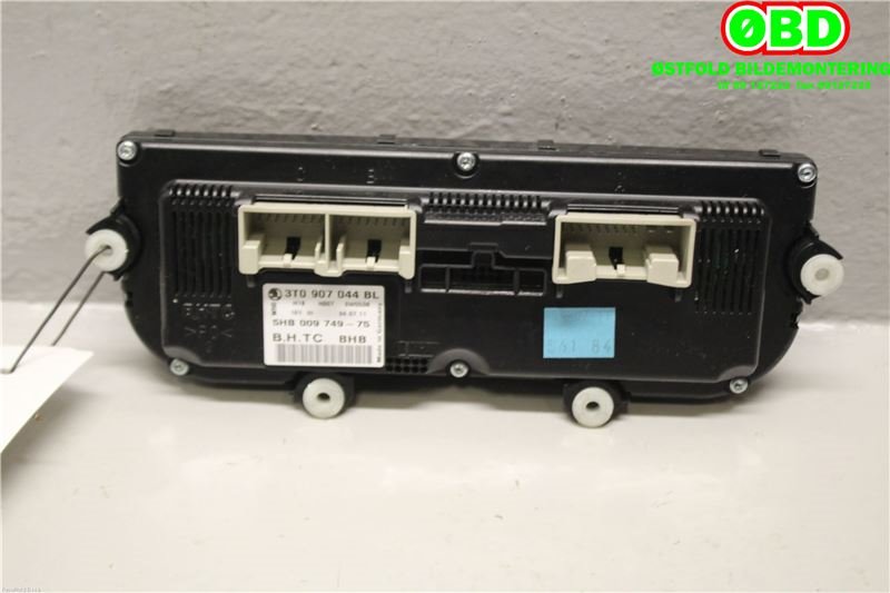 Varmeapparat betjening til Škoda Octavia 2009-2013 (Type II, Fase 2)  (SKODA|3T0 907 044 BL||3T0907044BL)