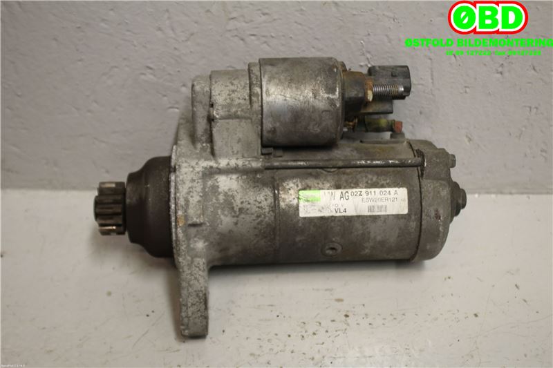 Starter diesel til VW Touran 2010-2015 (Type I, Fase 3)  (VOLKSWAGEN|02Z 911 024 H||02Z911024A)