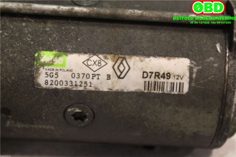Starter diesel til Nissan Primera 2002-2007 (P12) (P12) (NISSAN|23300AW302|8200331251|)