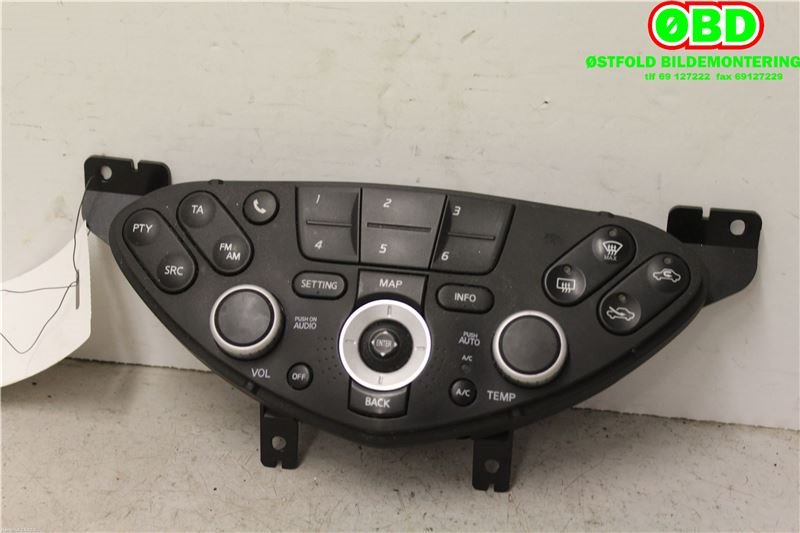 Varmeapparat betjening til Nissan Primera, 2002-2007 (P12) (P12) (NISSAN|28395BA00A)