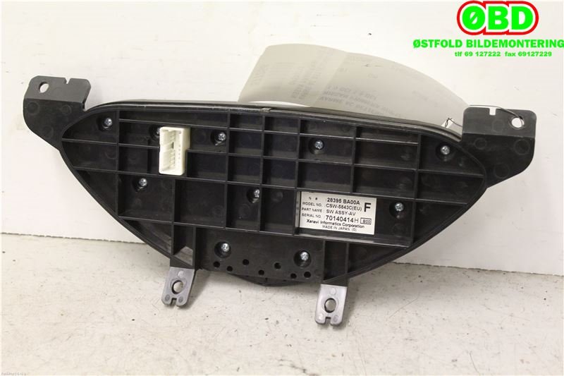 Varmeapparat betjening til Nissan Primera 2002-2007 (P12) (P12) (NISSAN|28395BA00A|)