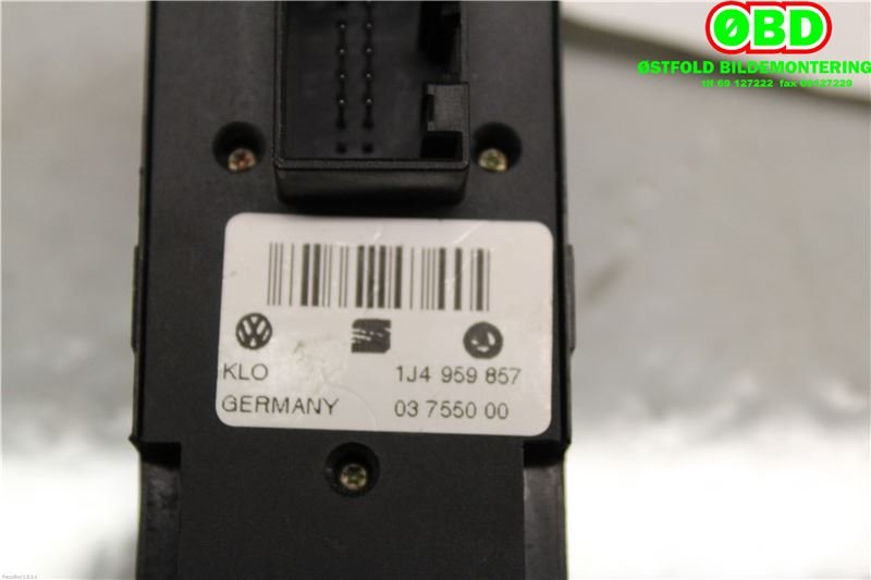 Bryter ruteheis til VW Golf IV 1998-2003  (VOLKSWAGEN|1J4 959 857 D||1J4959857)