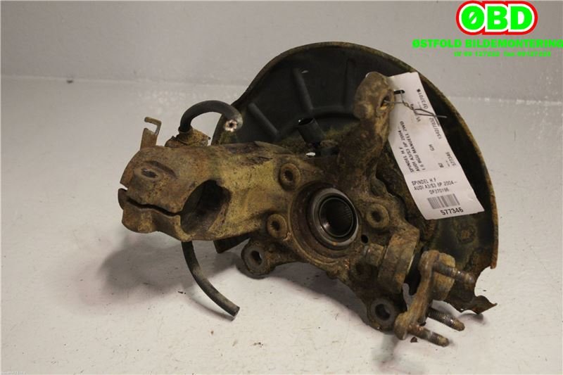 Hjulspindel høyre foran til Audi A3 2003-2008 (Type II, Fase 1)  (AUDI|1K0 407 256 AA|)