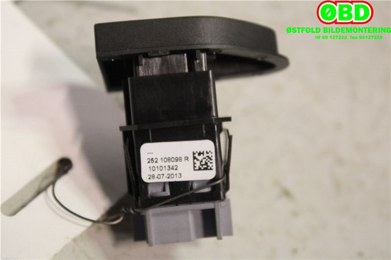 Bryter diverse til Dacia Duster 2010-2017 (Type I)  (1.5 DCI K9K-898|252103678R||252108098R)
