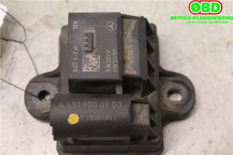Rele gløde til Mercedes C-Klasse 2011-2014 (Fase 2) (W204) (W204) (MERCEDES|A 651 900 09 00|A 651 900 80 03|6519000900)