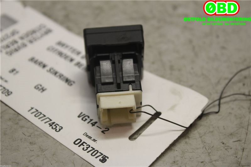 Bryter diverse til Citroën Berlingo 2008-2015 (Type II, Fase 1)  (CITROEN|649023|96593246XT)