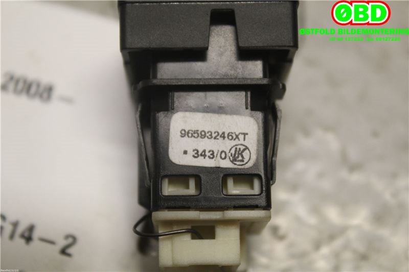Bryter diverse til Citroën Berlingo 2008-2015 (Type II, Fase 1)  (CITROEN|649023|96593246XT)