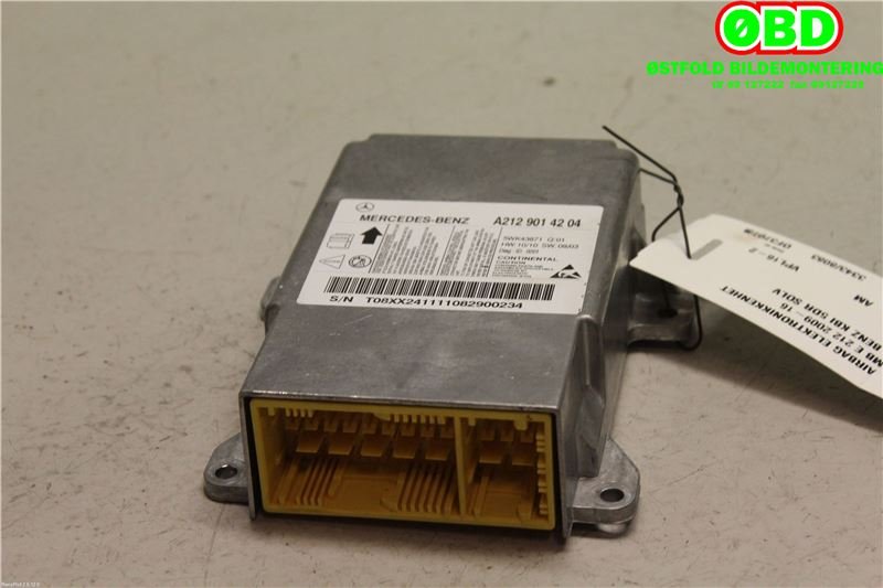 Airbag elektronikk til Mercedes E-Klasse 2009-2013 (Fase 1) (W212) (W212) (MERCEDES|A 212 901 42 04||2129014204)