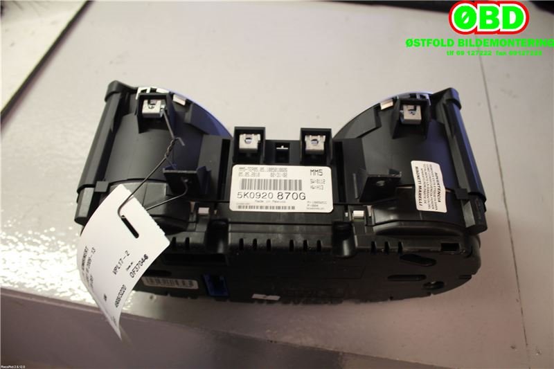 Instrumentpanel til VW Golf VI 2008-2012  (VOLKSWAGEN|5K0 920 870 GX||5K0920870G)