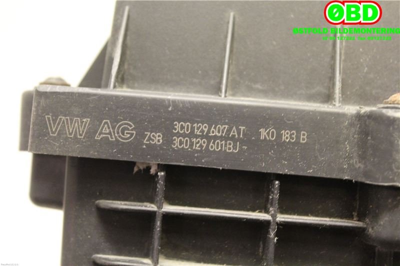 Luftfilterboks til VW Tiguan 2007-2011 (Type I, Fase 1)  (VOLKSWAGEN|3C0 129 607 BP|)