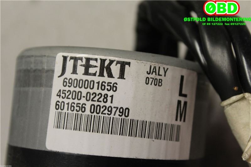 Rattaksel elektrisk servo til Toyota Auris 2007-2010 (Type I, Fase 1)  (TOYOTA|4525002691||4520002281)