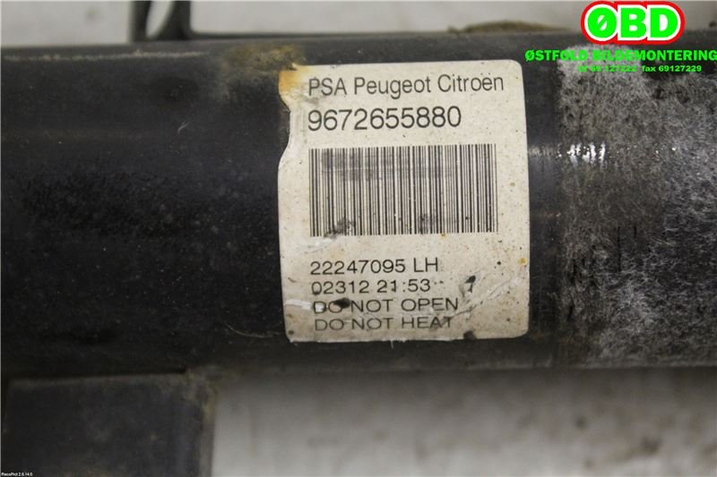 Fjærbein venstre foran til Citroën C3 2010-2016 (Type II)  (CITROEN|5208F8||9672655880)