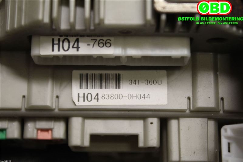 Instrumentpanel til Citroën C1 2006-2014 (Type I) (CITROEN|B000616380|)