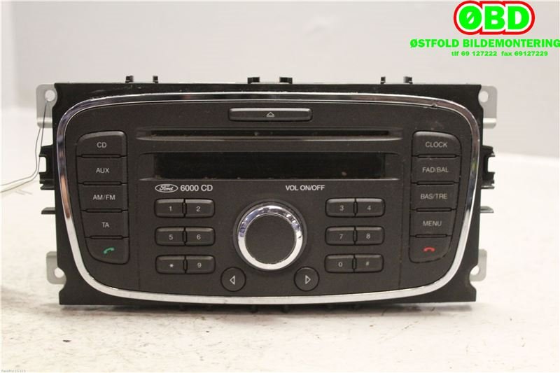 Bilstereo til Ford Transit Connect, 2009-2013 (Type I, Fase 2) (FORD|1825943)