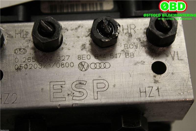 ABS sentral til Audi A4 2004-2008 (Type III) (B7) (B7) (AUDI|8E0614517BC||8E0614517BB)