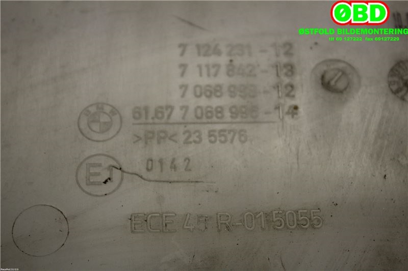 Spylertank til BMW 1-Serie 2004-2011 (E81/E82/E87/E88) (E81/E82/E87/E88) (BMW|61 66 7 238 666|)