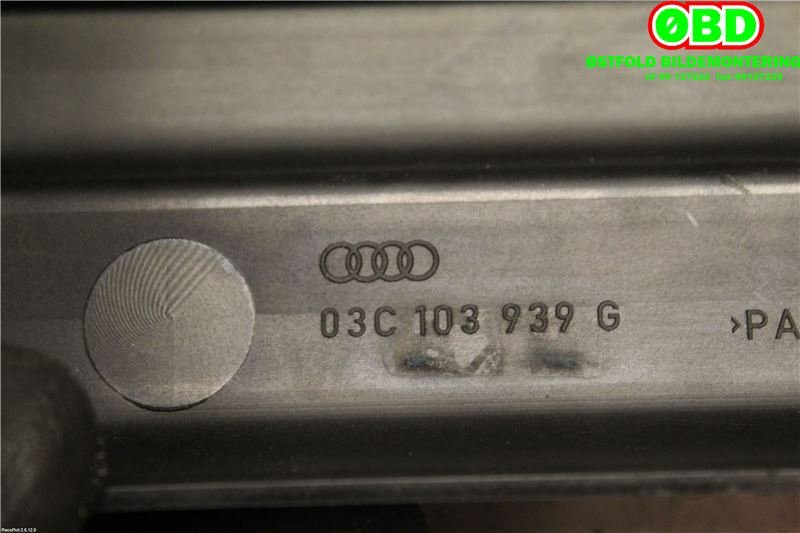 Motordeksel over motor til Audi A3 2009-2012 (Type II, Fase 2) (AUDI|03C103925F|)