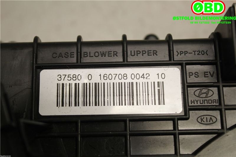 Varmeapparat motor bak til Kia Soul 2014-2019 (Type II)  (KIA|37580E 4000|)