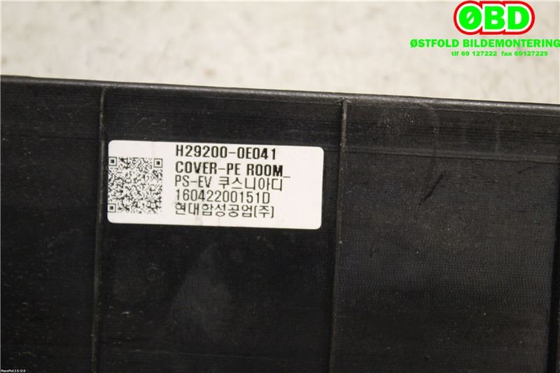 Motordeksel over motor til Kia Soul 2014-2019 (Type II) (KIA|292000E040|)
