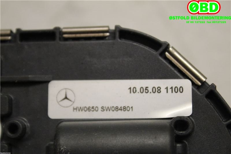 Viskermotor frontrute til Mercedes GLK 2008-2015 (X204) (X204) (MERCEDES|)
