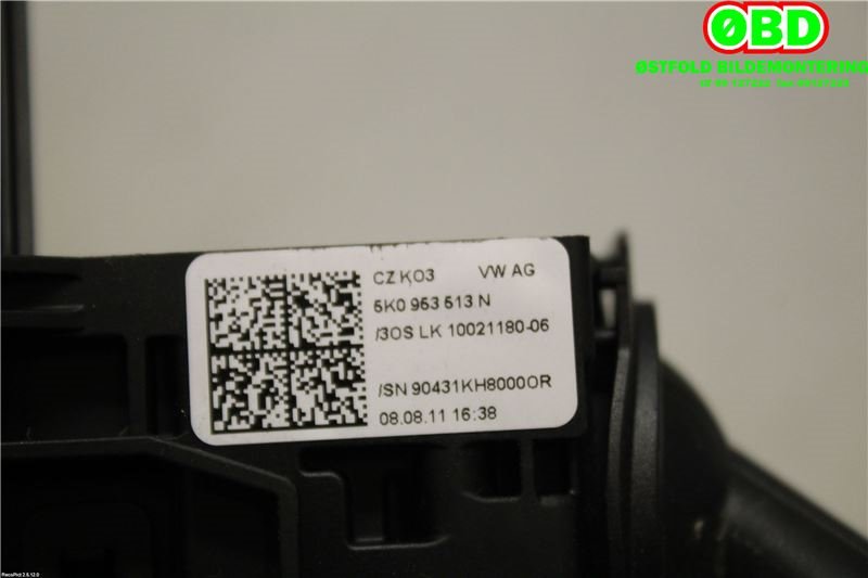 Bryter combi til VW Golf VI 2008-2012  (VOLKSWAGEN|5K0 953 513 N|)