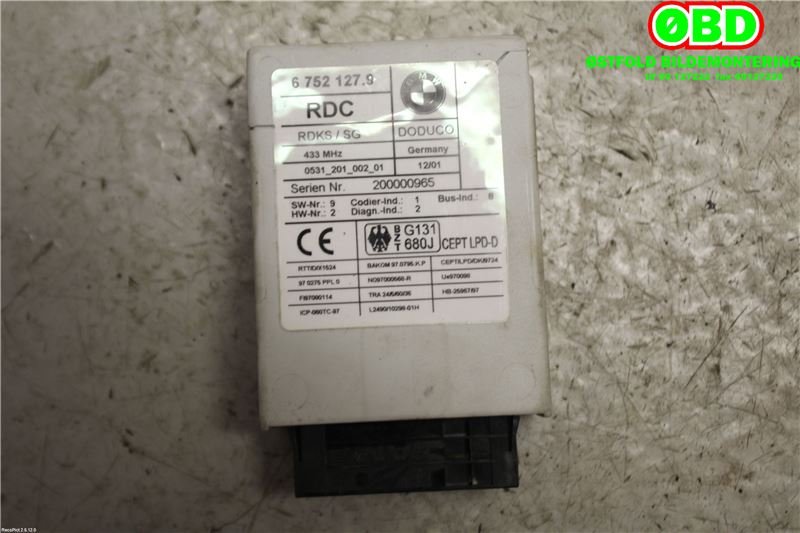 Styreenhet diverse til BMW X5, 2000-2006 (E53) (E53) (BMW|36146759023)